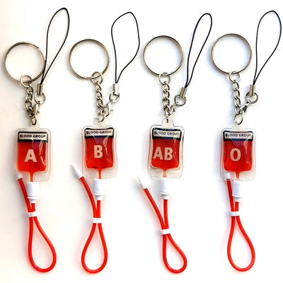 Blood Bag Keychain