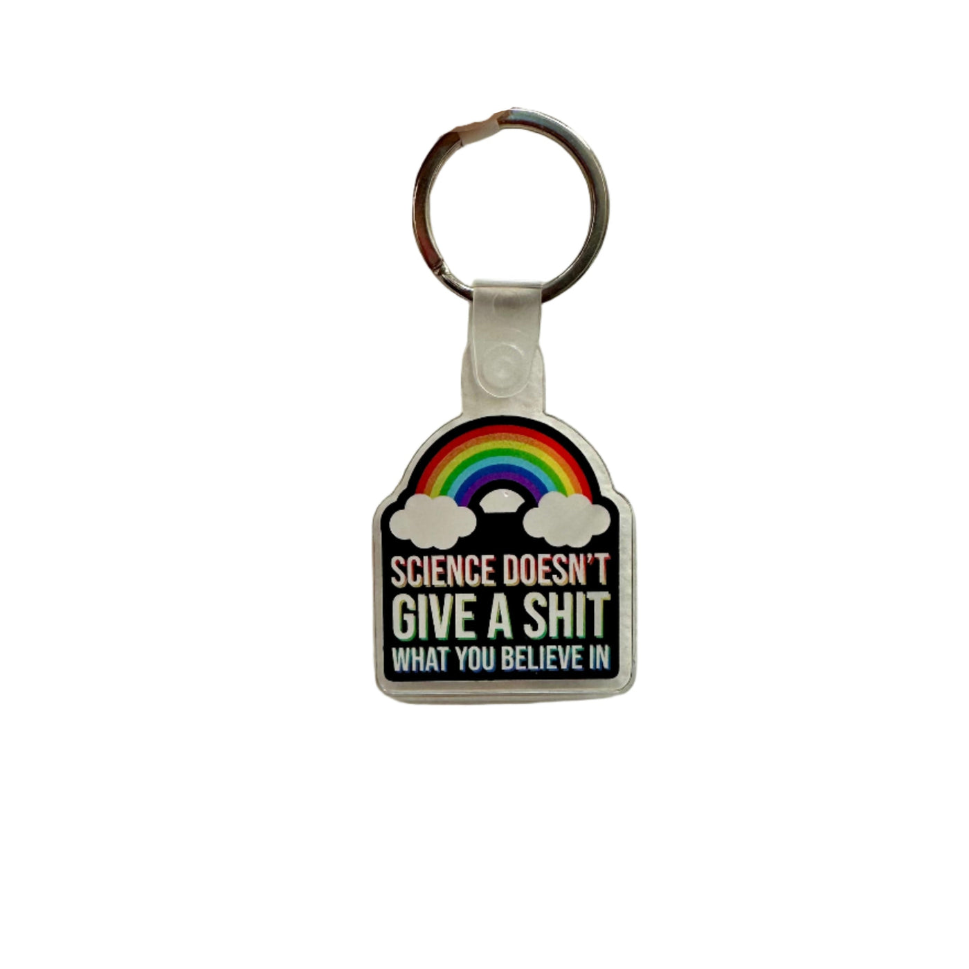 Science Doesn't Give a Shit - Acrylic Keychain
