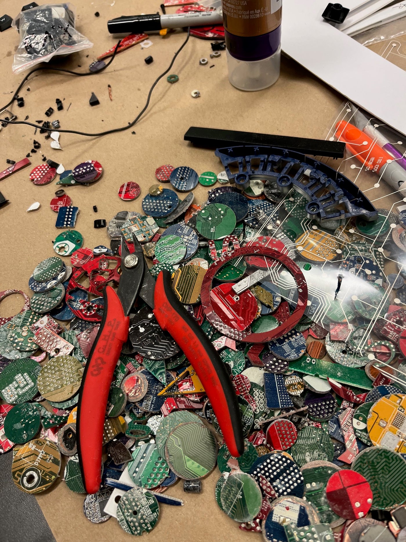 DIY E-Waste Collage Nov 19, 4-6pm