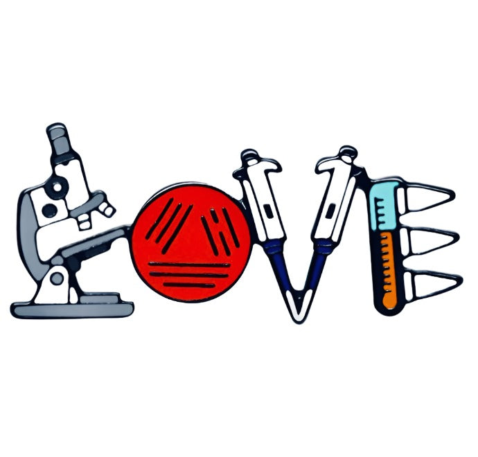 Microbiology Love Enamel Pin