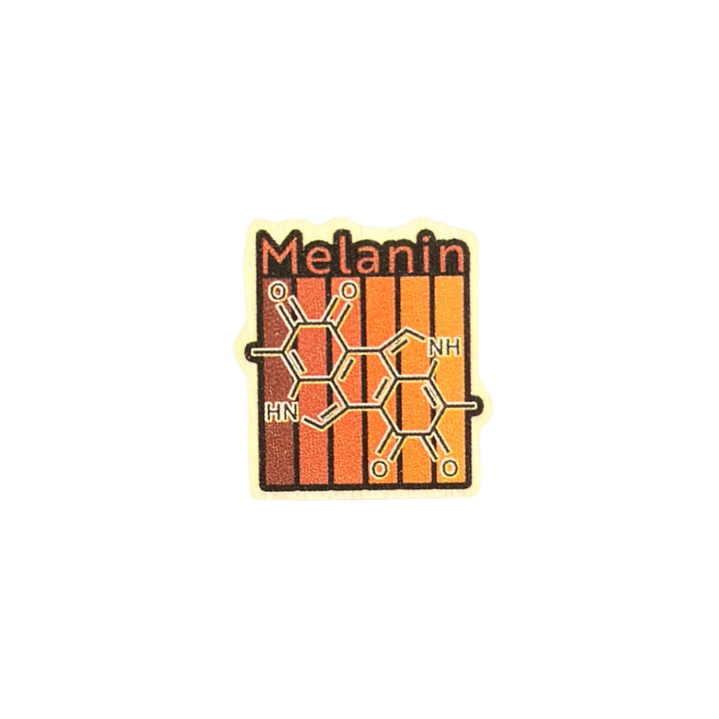 Melanin - Wooden Pin