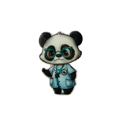 Medical Giant Panda Acrylic Pin