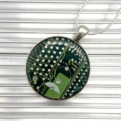 Circuit Board Necklace - Large Size