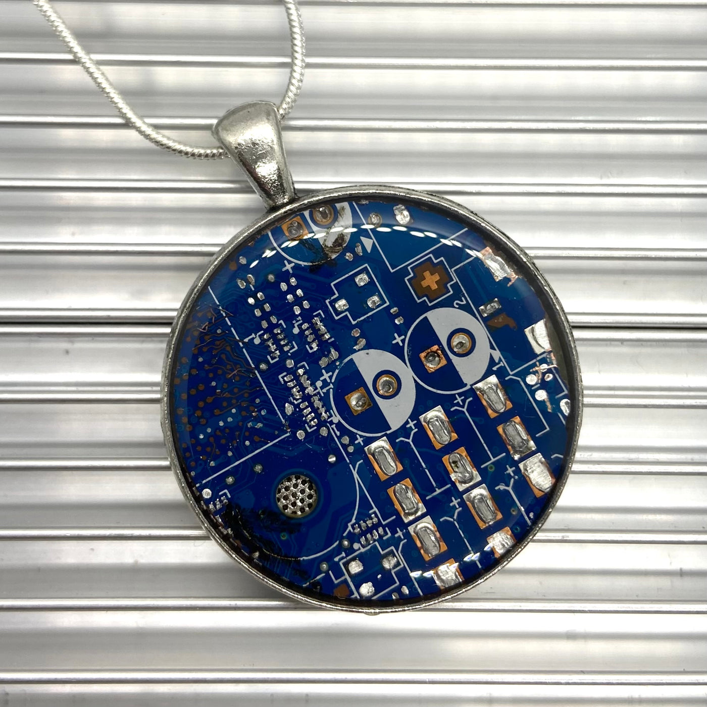 Circuit Board Necklace - Large Size