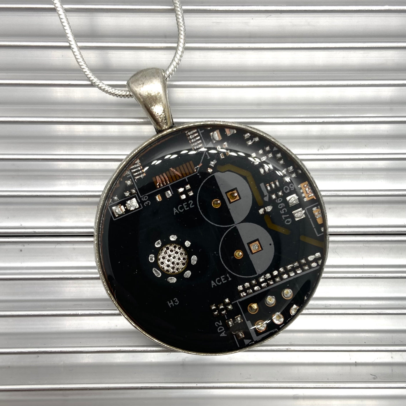 Circuit Board Necklace - Large Size