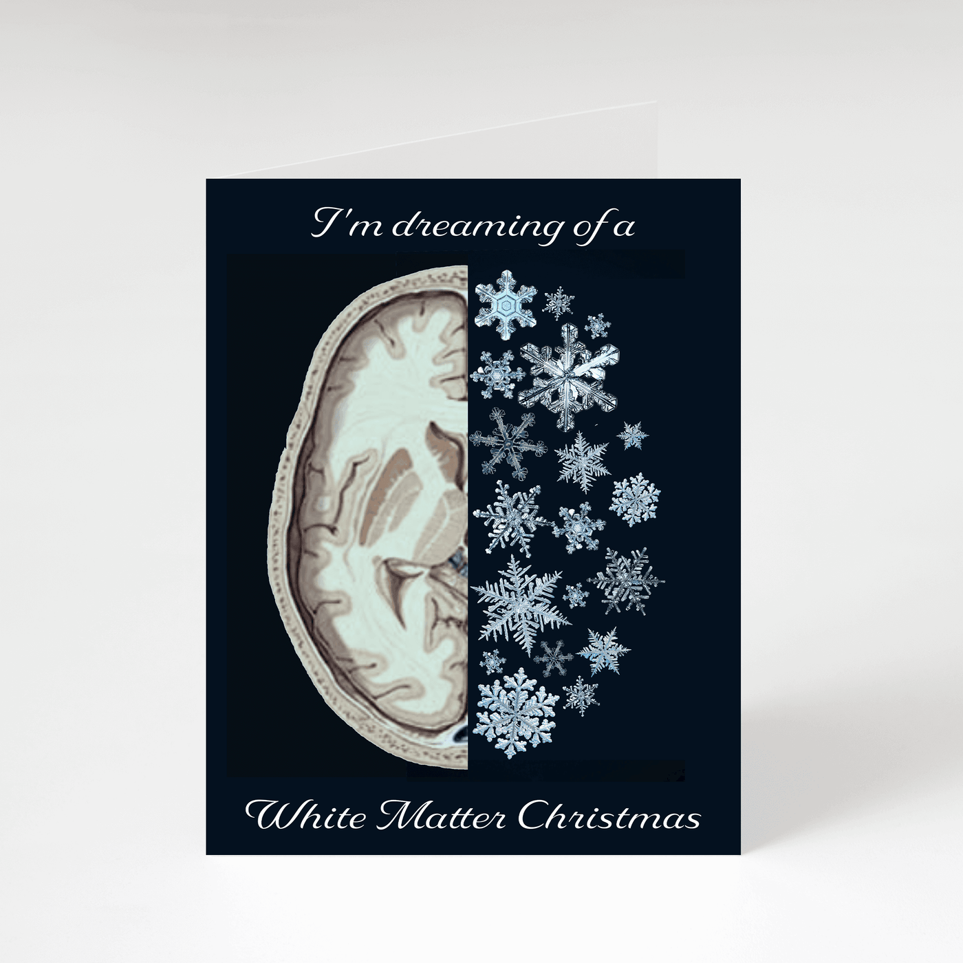Dreaming of a White Matter Christmas - Holiday Card