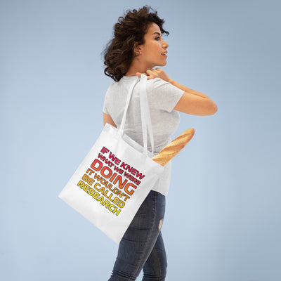 Research - Canvas Tote Bag – Because Science