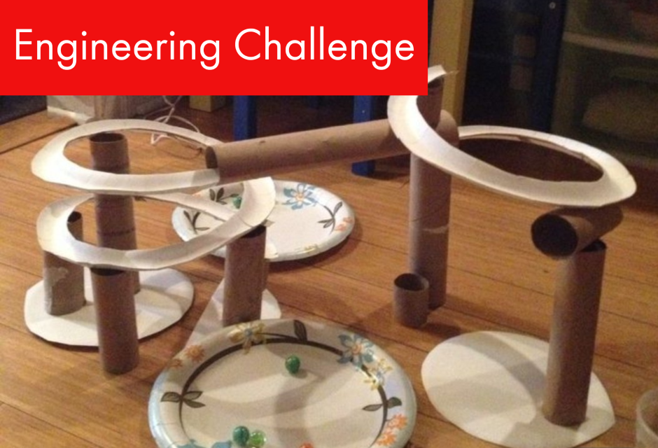 Engineering Challenge: Build a Marble Run 4/30 4-6pm