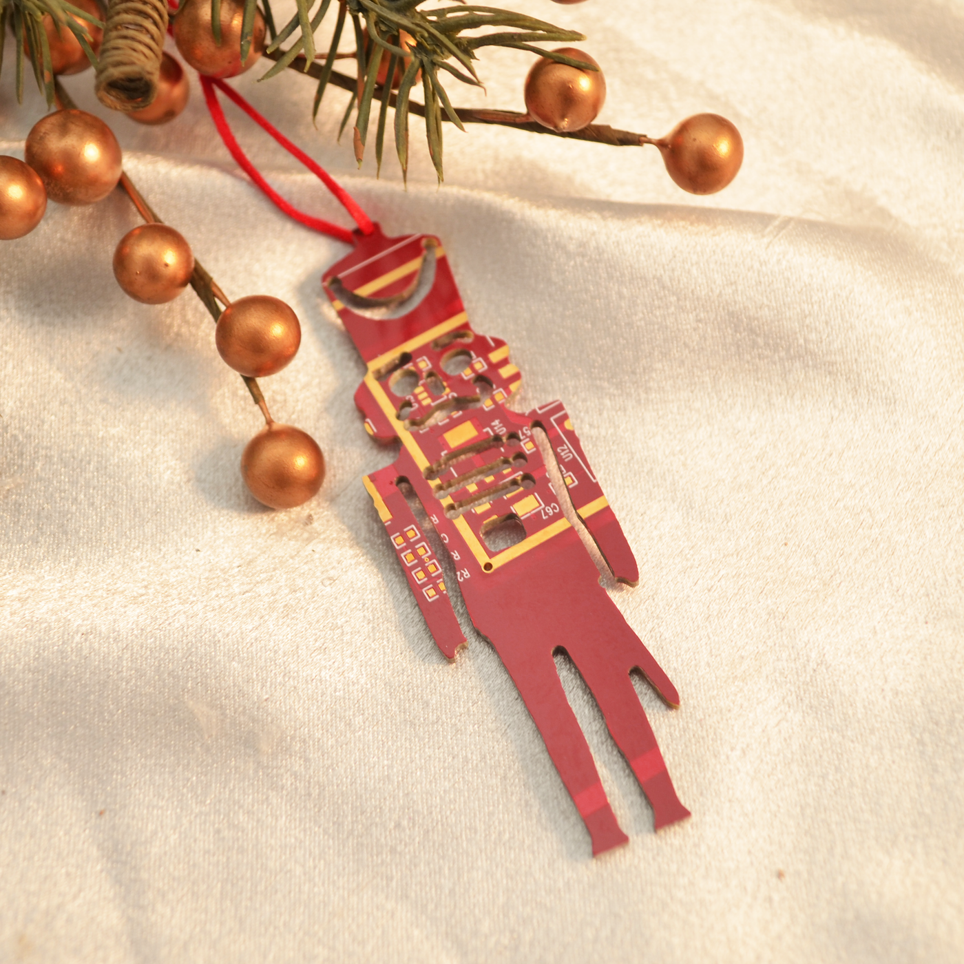 Circuit Board Nutcracker Ornament