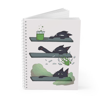 Mischievous Cat - A5 Notebook