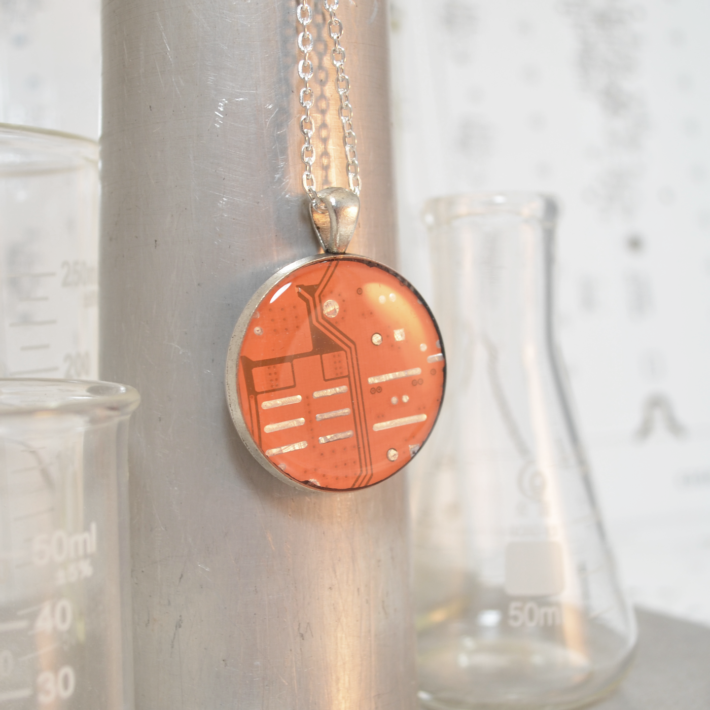 Circuit Board Necklace - Large Size