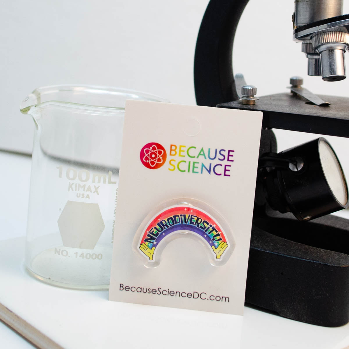 Neurodiversity - Acrylic Pin – Because Science