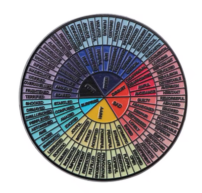 Emotion Wheel Enamel Pin