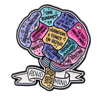 ADHD Mind - Enamel Pin