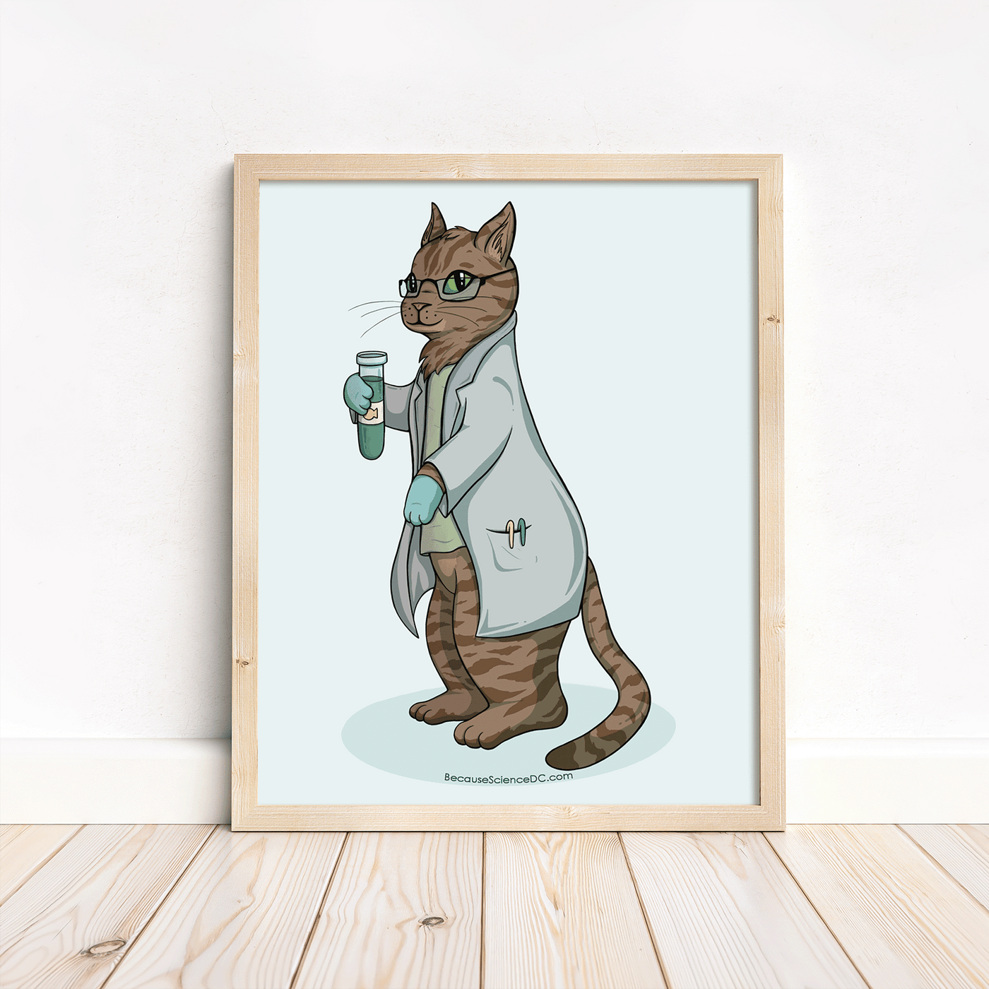 Smarty Cat - Print 8x10