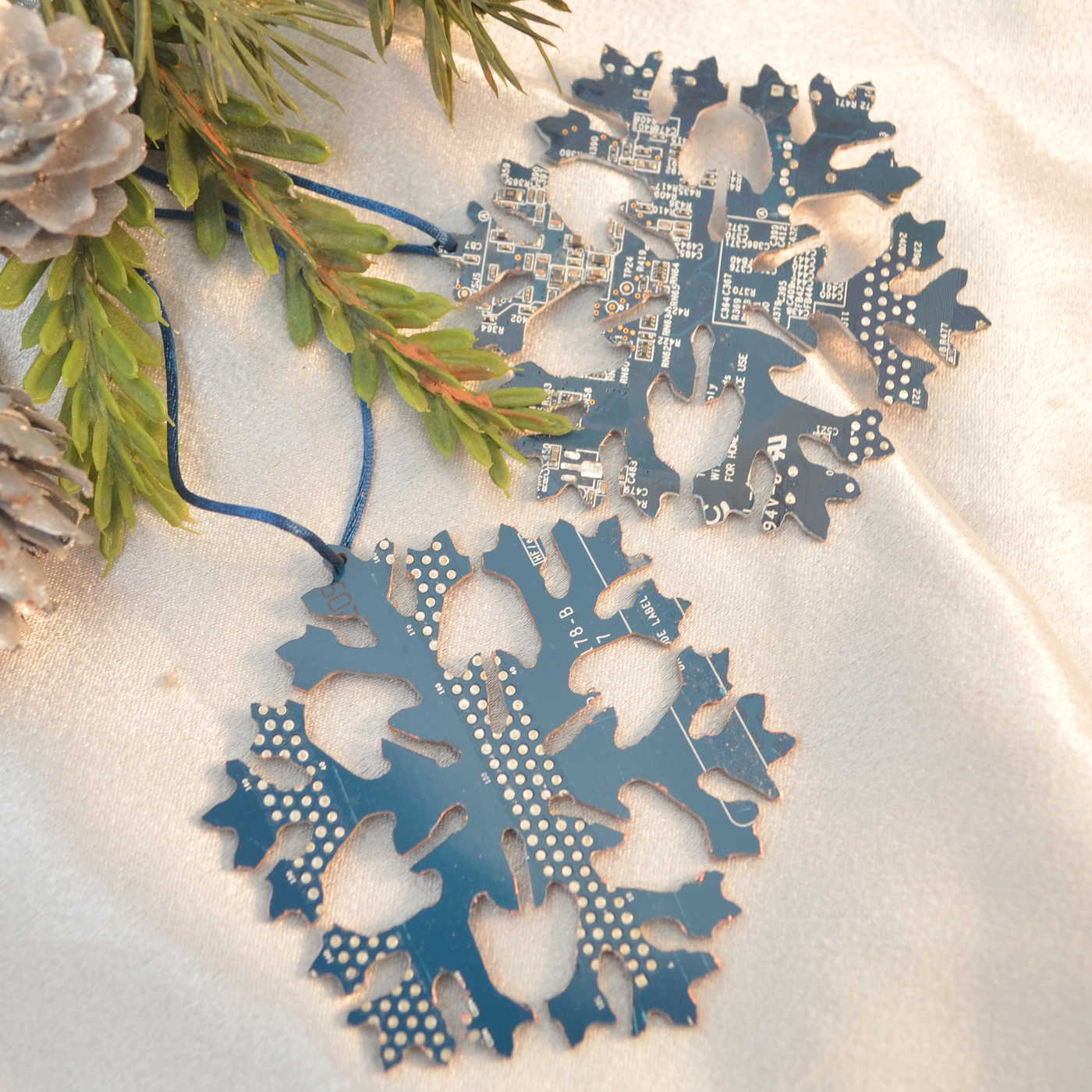 Circuit Board Snowflake Ornament