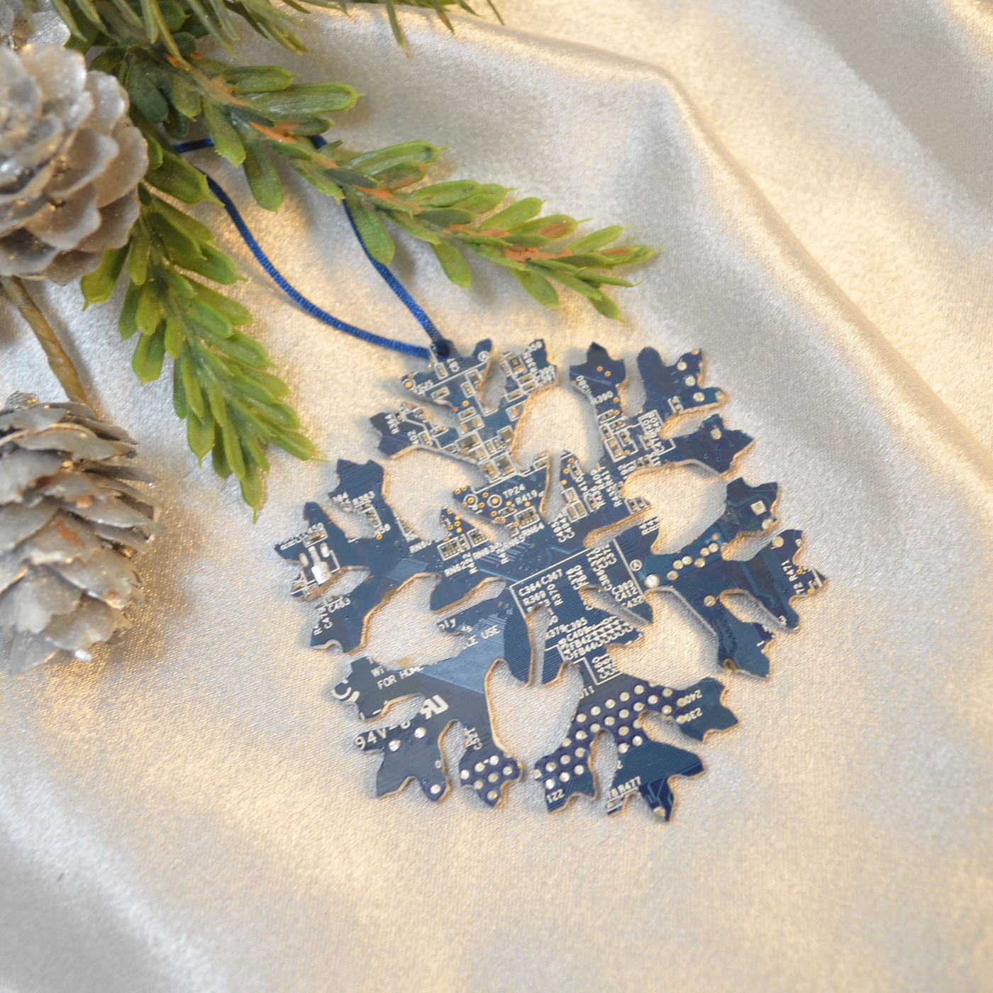 Circuit Board Snowflake Ornament