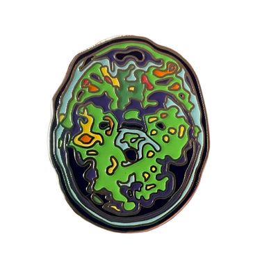 Traumatic Brain Injury (TBI) Enamel Pin