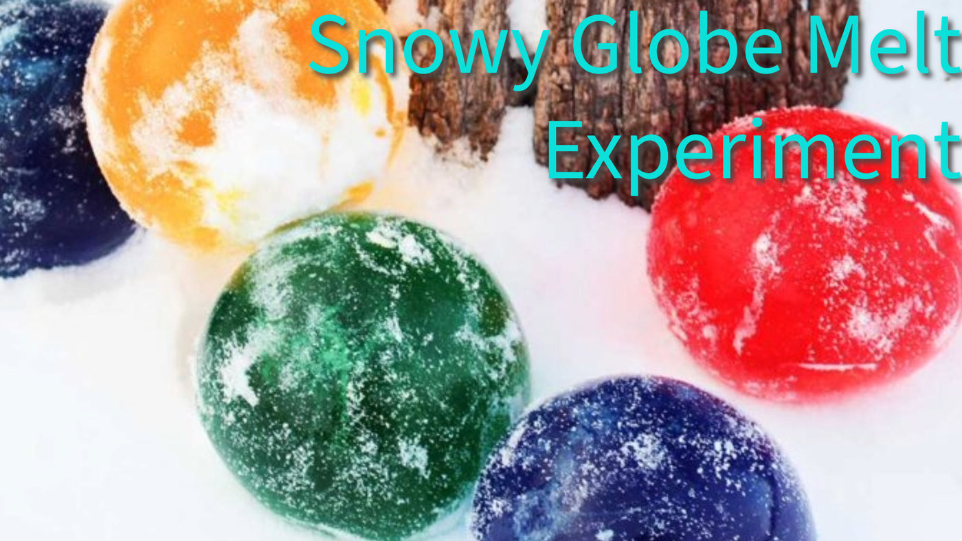 Snowy Globe Melt Experiment Nov 24, 2-4pm