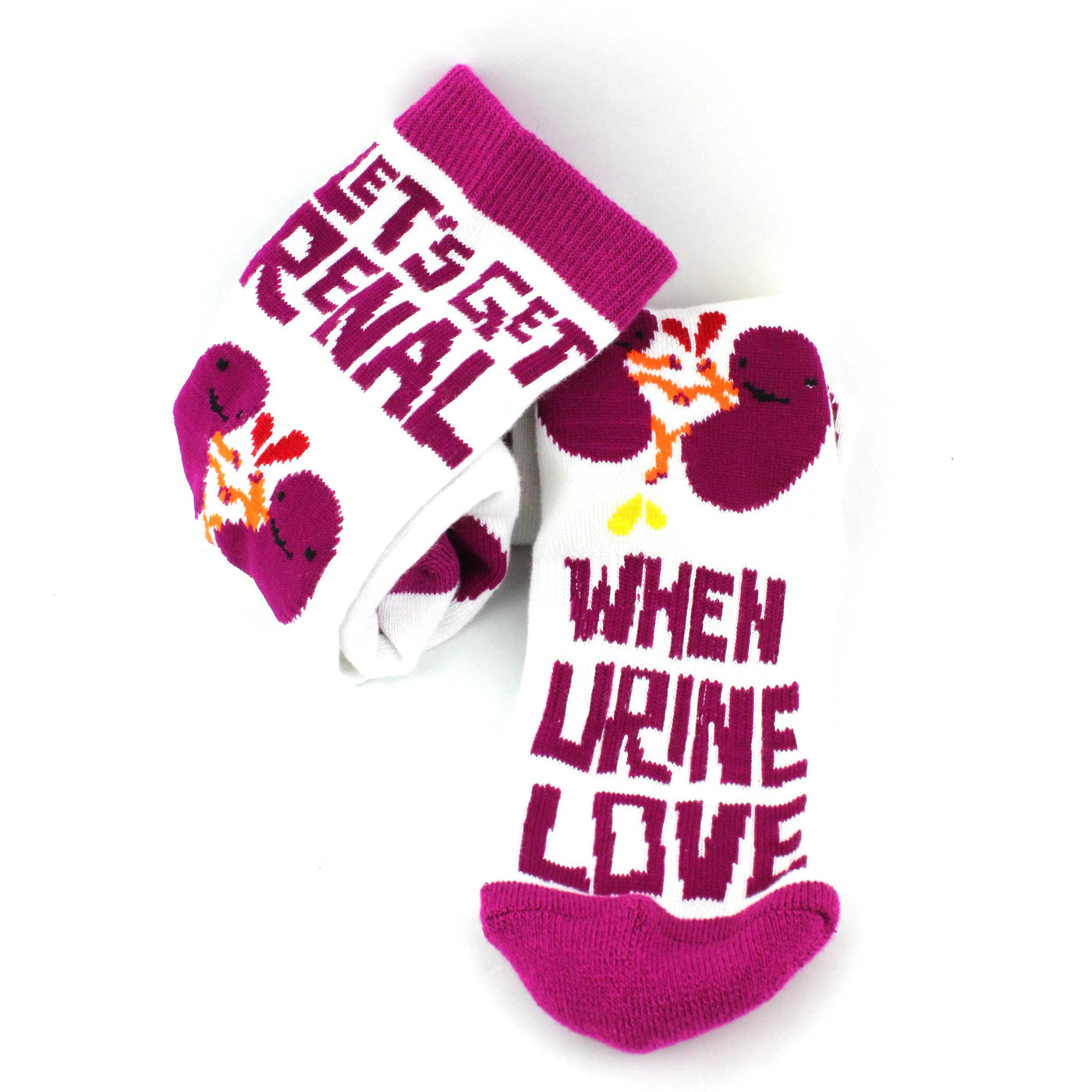 When Urine Love Kidney Socks - unisex