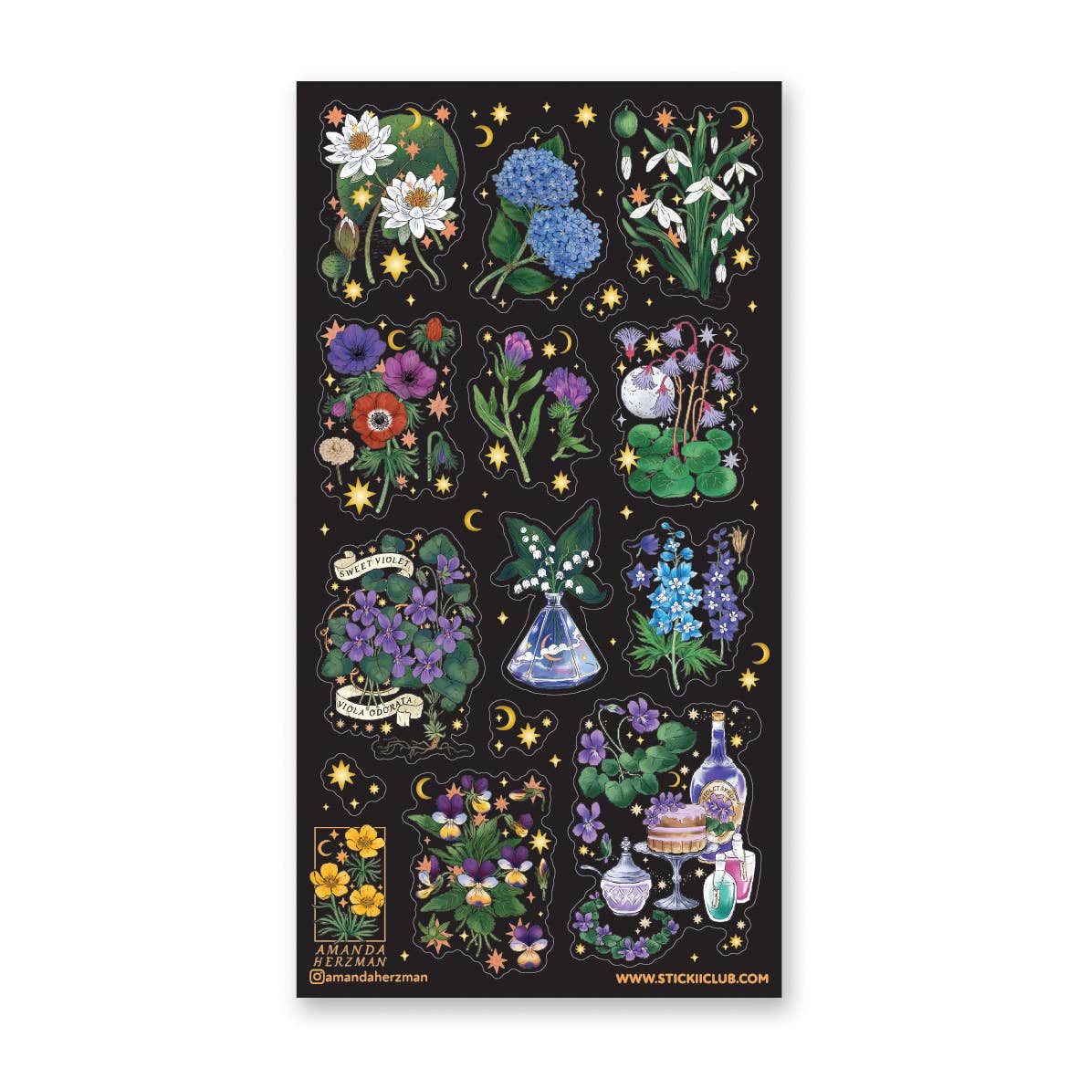 Magical Blooms Sticker Sheet