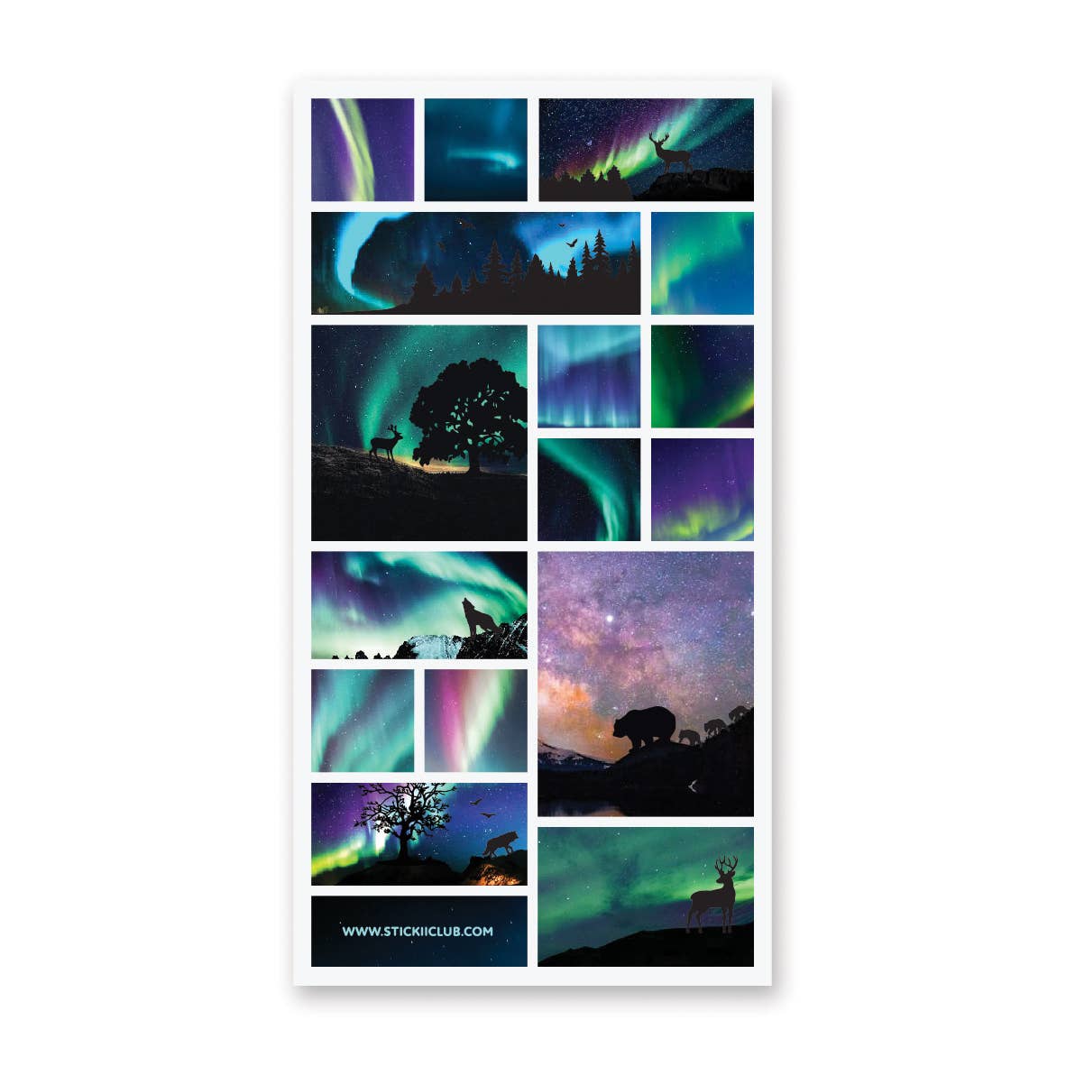 Northern Lights Sticker Sheet