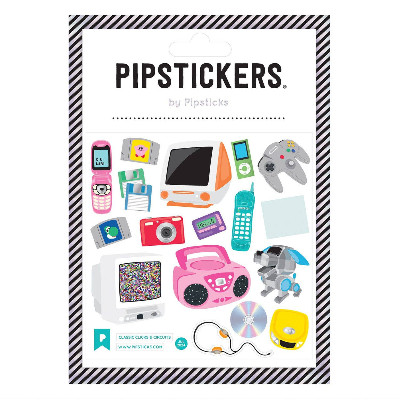 Classic Clicks & Circuits - Sticker Sheet