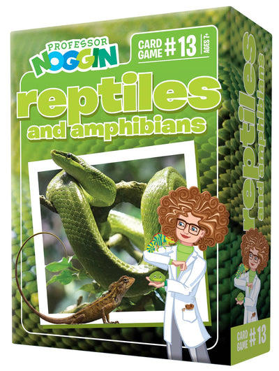 Prof. Noggin Reptiles and Amphibians Card Game