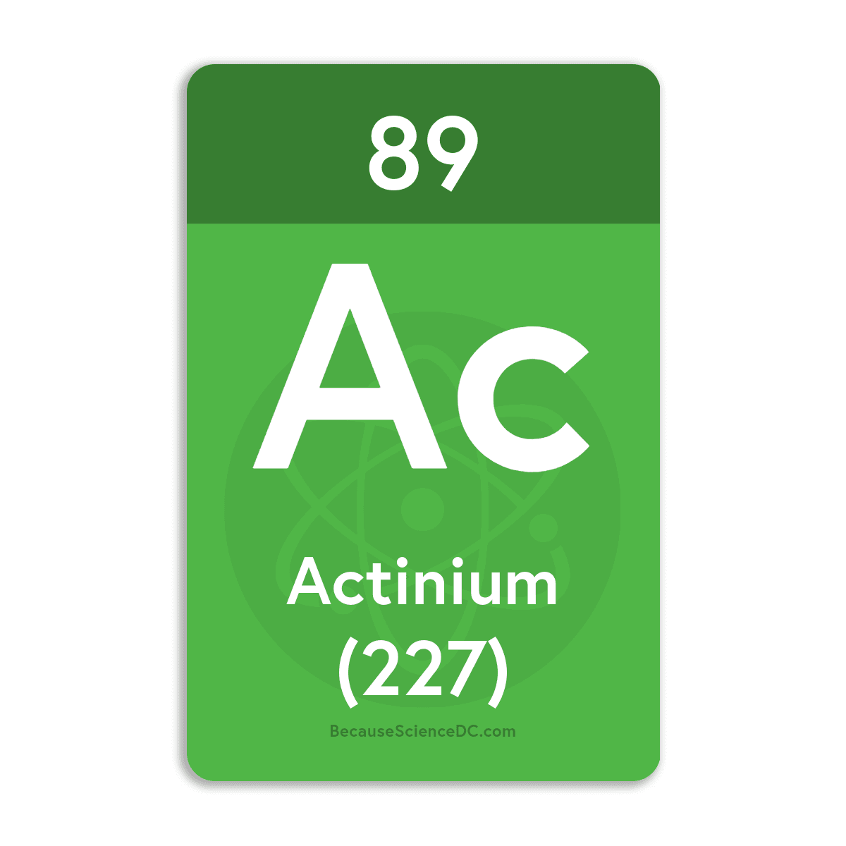 Actinium Element - Vinyl Sticker