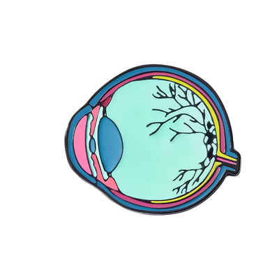 Anatomical Eye Enamel Pin