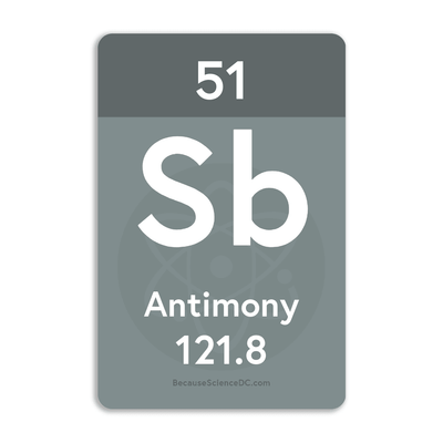 Antimony Element - Vinyl Sticker