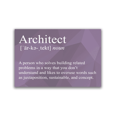 Architect Snarky Definition - 2x3 Magnet