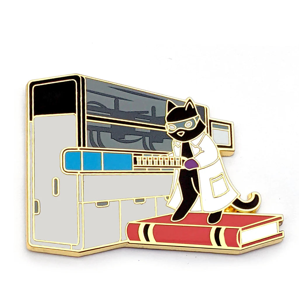 Assay Lab Cat Enamel Pin