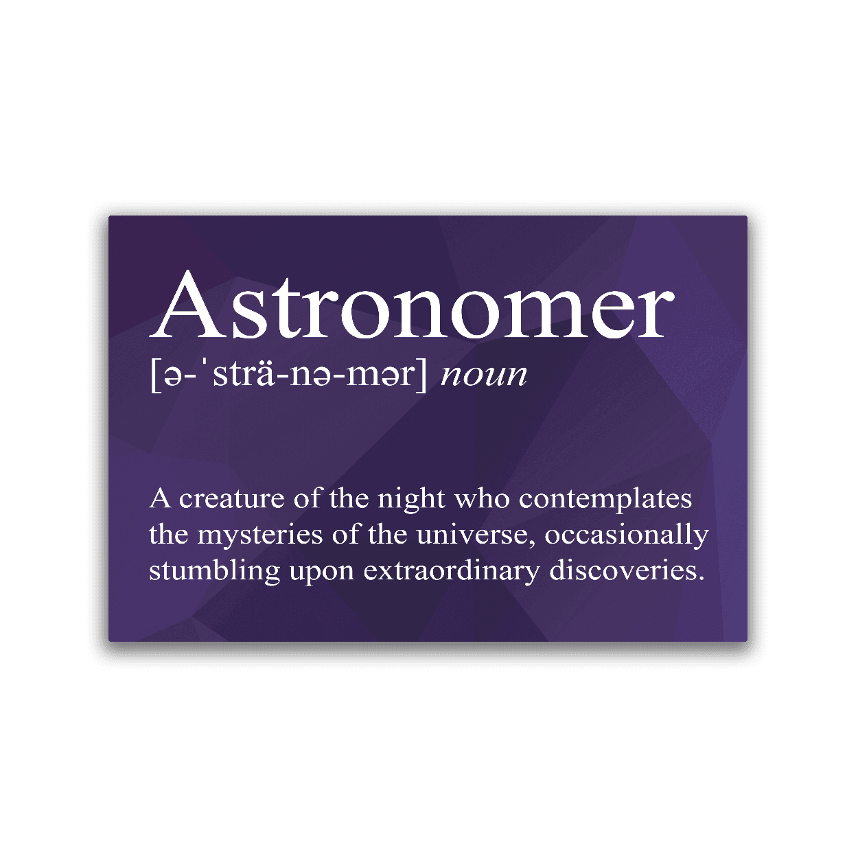 Astronomer Definition - 2x3 Magnet