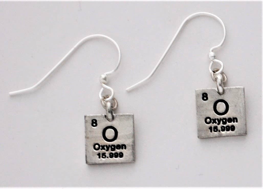 Oxygen Elements Earrings - Silver