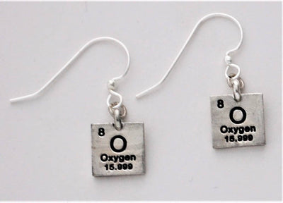 Oxygen Elements Earrings - Silver