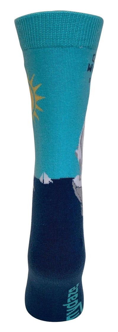 Women's "Global Warming Sucks" Socks