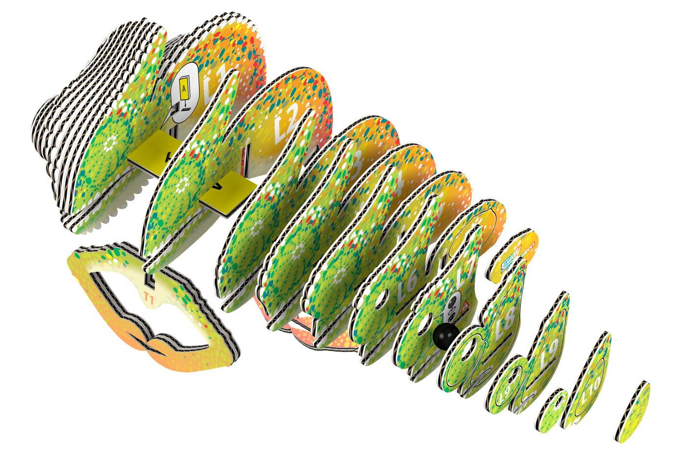 Chameleon EUGY - 3D Puzzle