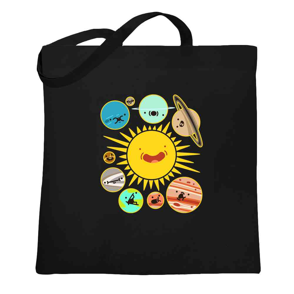 Cute Solar System Tote Bag