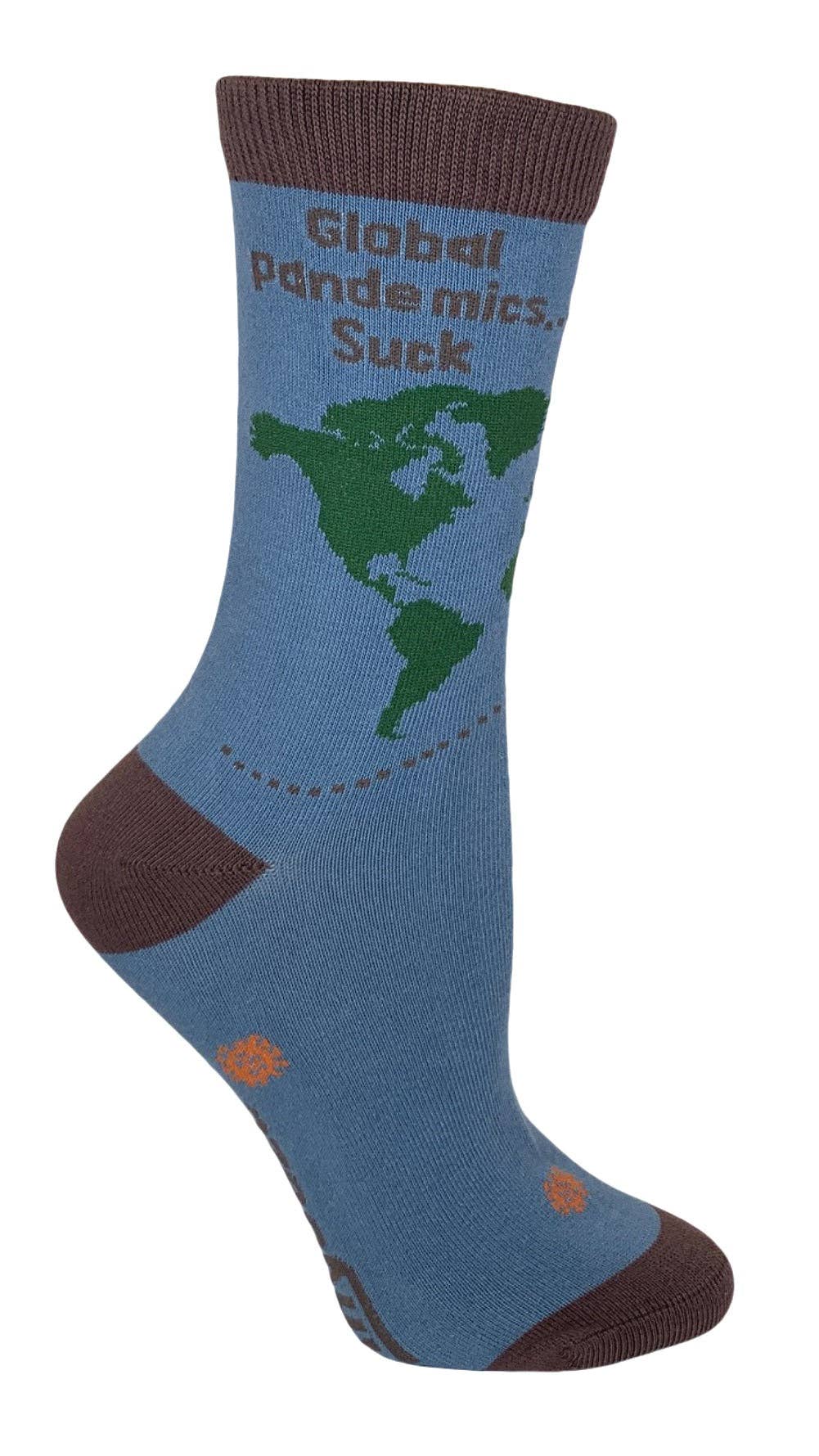 Women's "Global Pandemics Suck" Socks