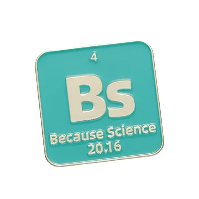 Bs - Because Science Enamel Pin