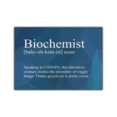 Biochemist Definition - Vinyl Sticker