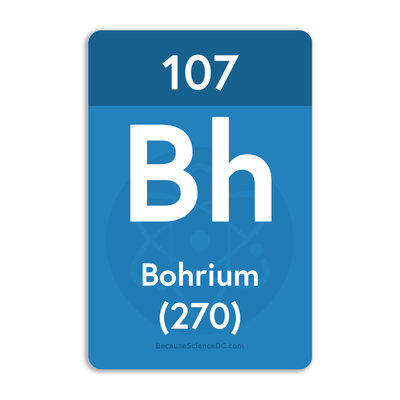 Bohrium Element - Vinyl Sticker