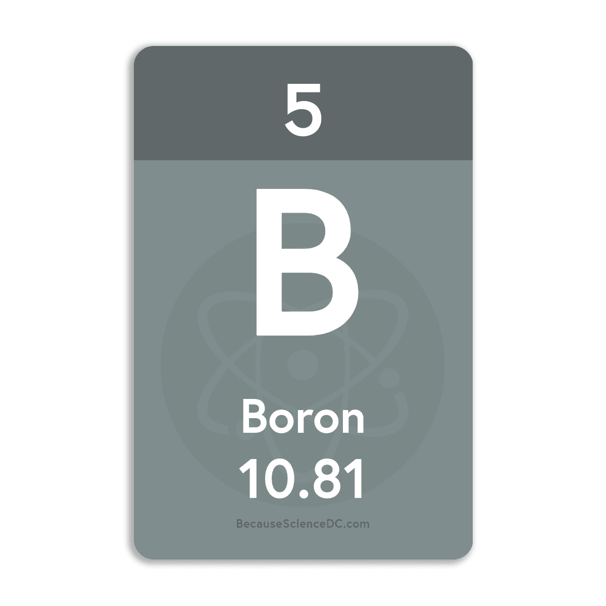 Boron Element - Vinyl Sticker