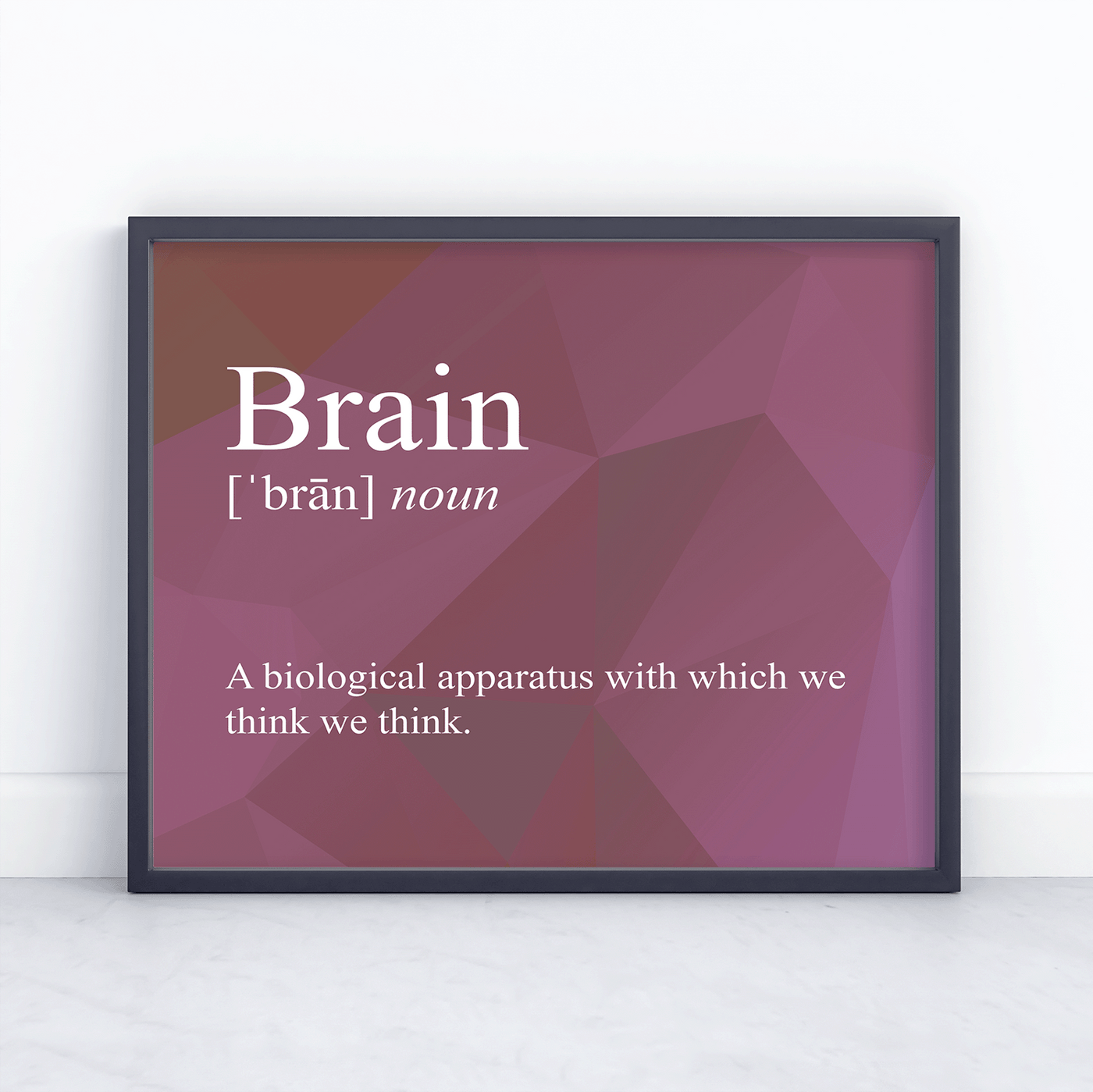 Brain Snarky Definition - Print 8x10