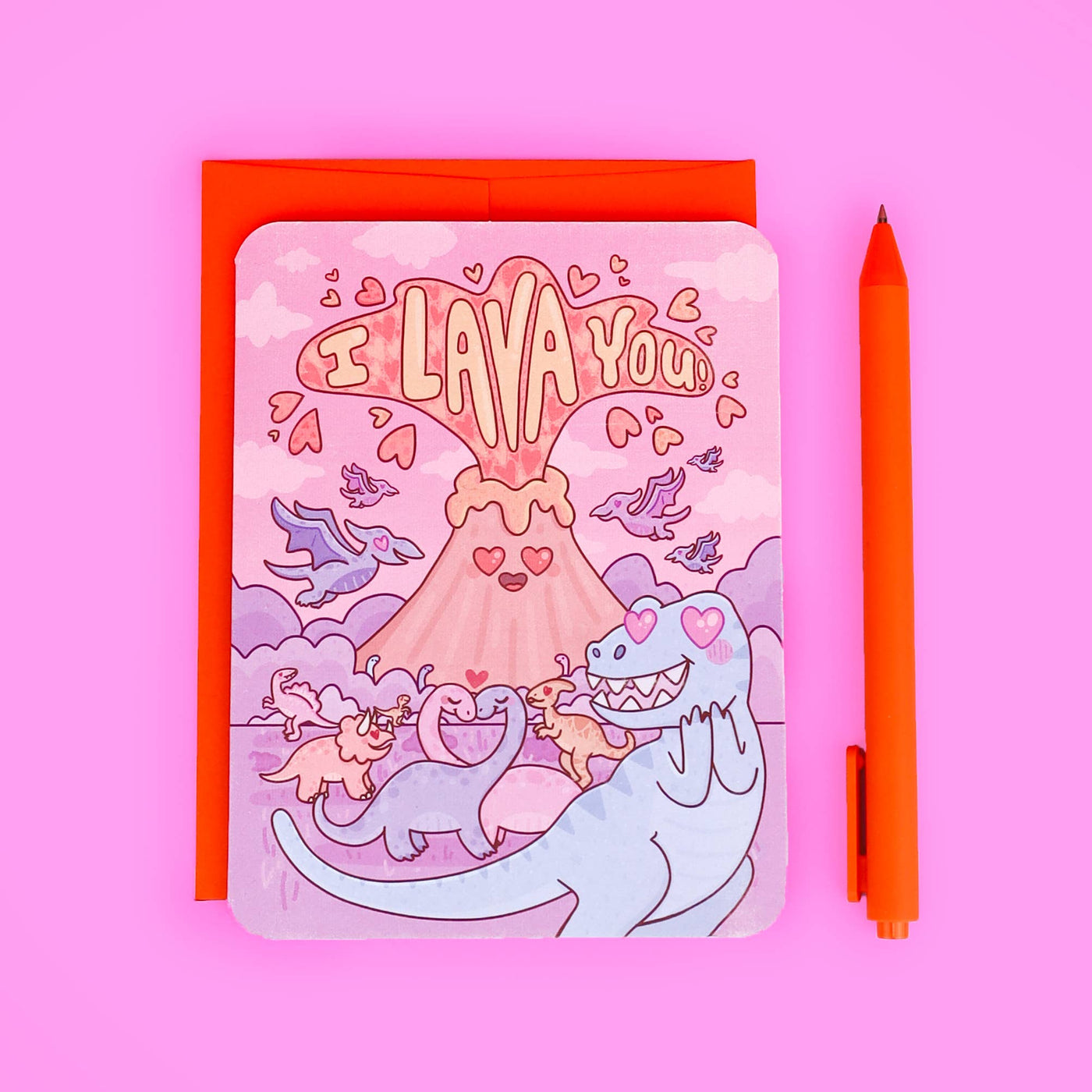 I Lava You Greeting Card