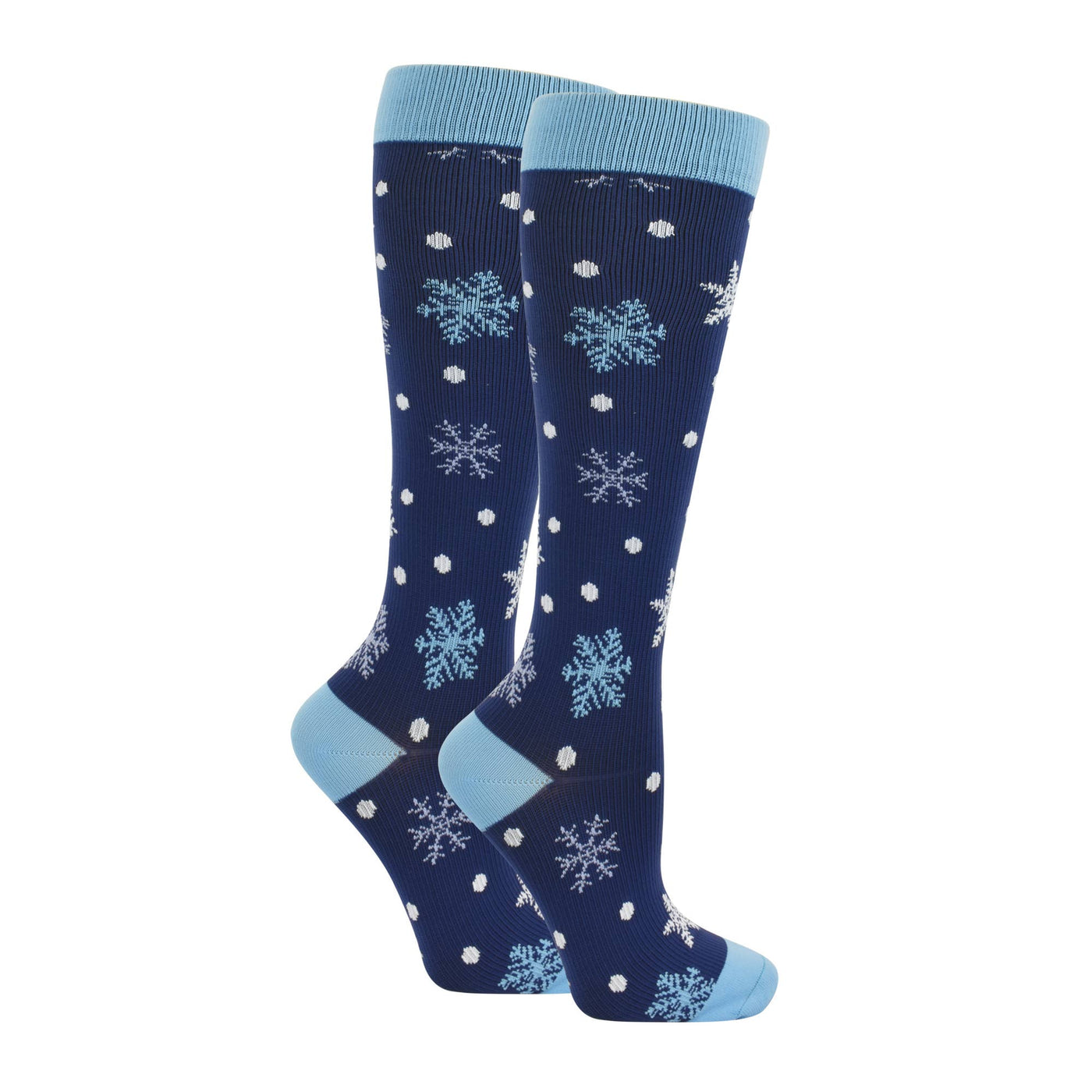 Snowflakes Compression Socks