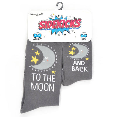 Mommy and Me Sidekicks: To the Moon & Back - Socks Set: M/Up to 4Y