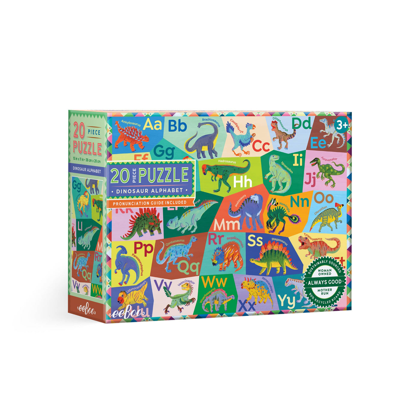 Dinosaur Alphabet - 20 Piece Puzzle