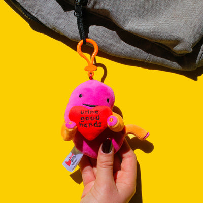Kidney Bag Charm - 4.5" Plush Keychain